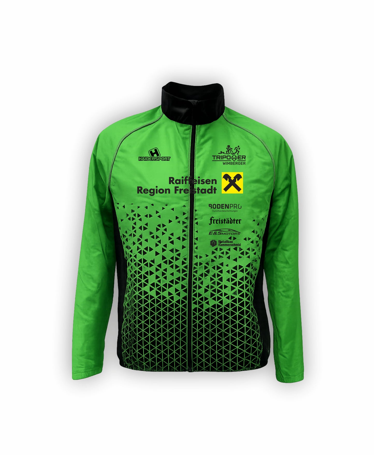 Unisex Windjacke Tripower von Haidersport, sportliche Teamsportswear, winddichtes Material, reflektierende Details, sportliches Design