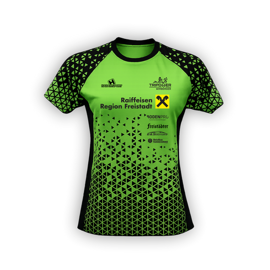 Haidersport Tripower Laufshirt für Damen in lebendigen Farben, ideal für sportliche Aktivitäten und Training.