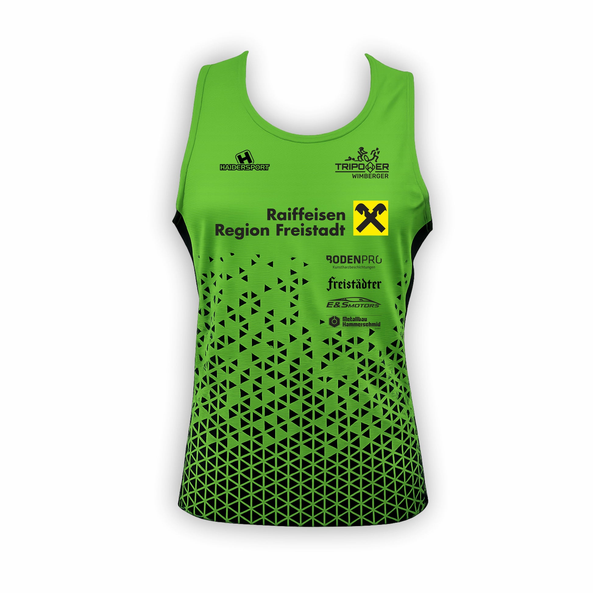 Ärmelloses Herren-Laufshirt von Haidersport Tripower, atmungsaktiv und bequem für sportliche Aktivitäten.